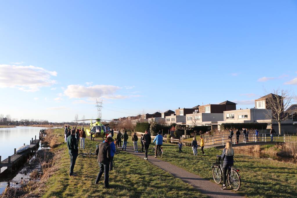 Veel bekijks bij inzet van traumahelikopter