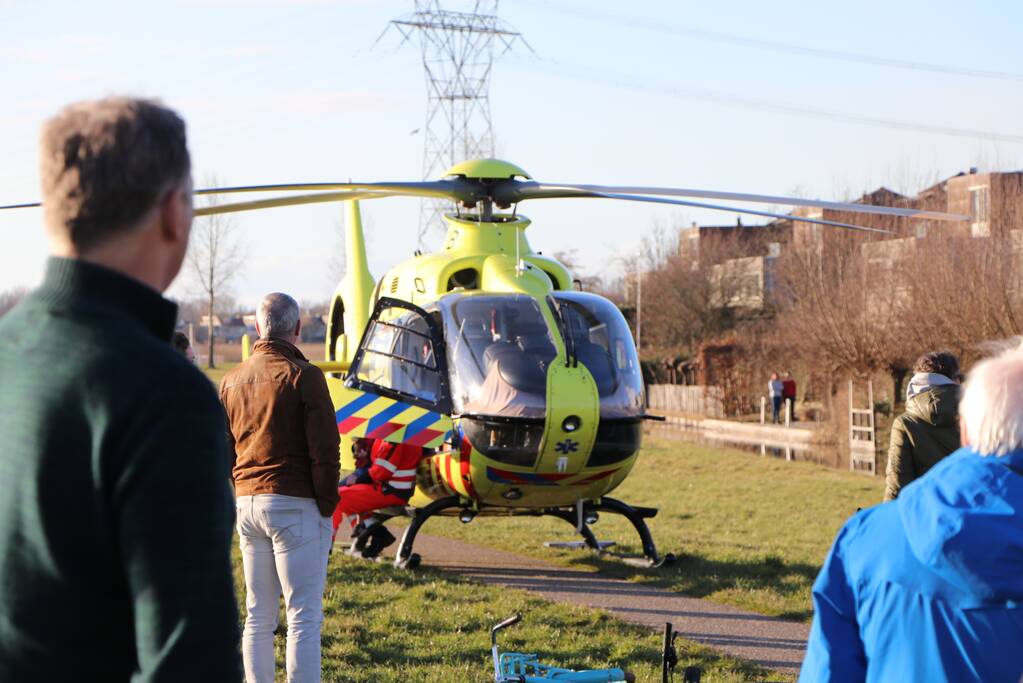 Veel bekijks bij inzet van traumahelikopter