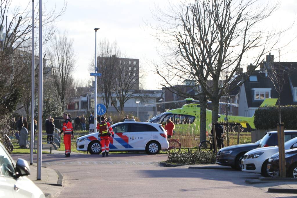 Veel bekijks bij inzet van traumahelikopter