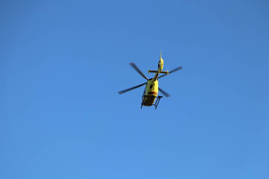 Veel bekijks bij inzet van traumahelikopter