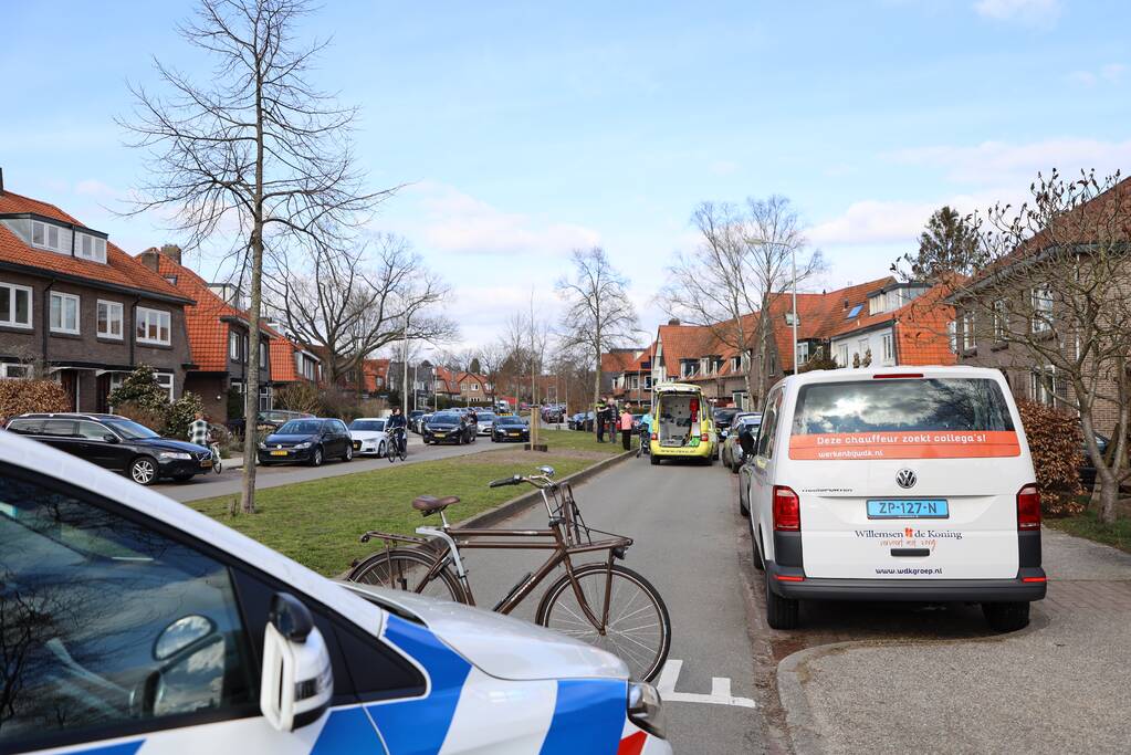 Fietser gewond bij botsing met auto