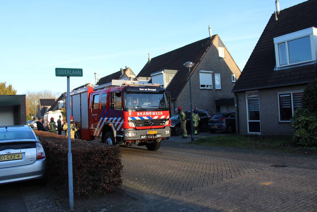 Brand in garage door kortsluiting
