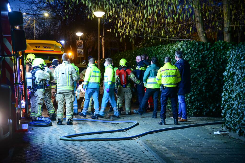 Persoon overleden bij brand in woning