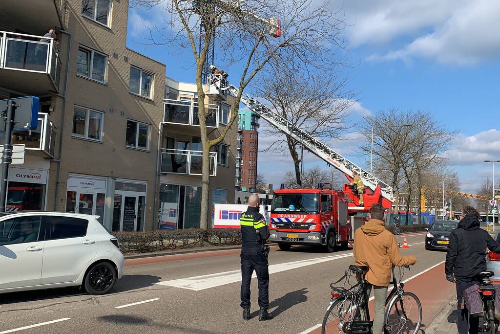 Brandweer ingezet om woning te betreden