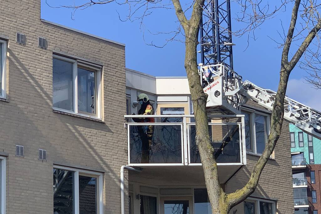 Brandweer ingezet om woning te betreden