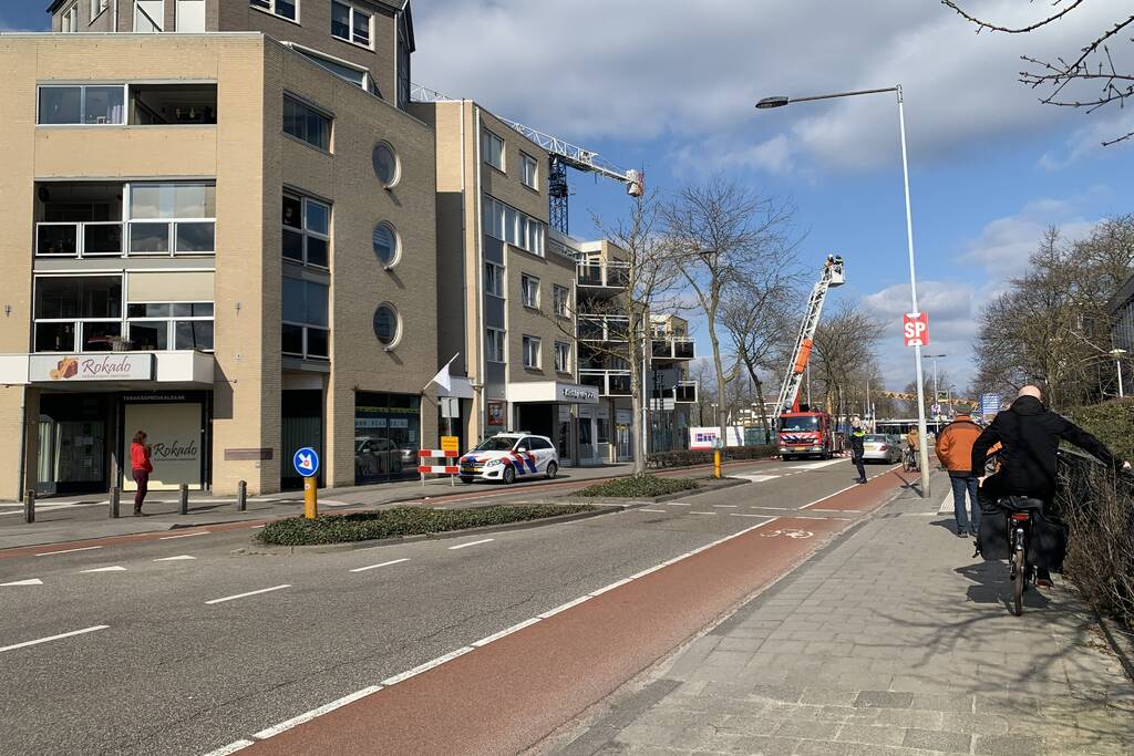 Brandweer ingezet om woning te betreden