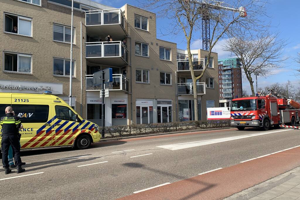 Brandweer ingezet om woning te betreden