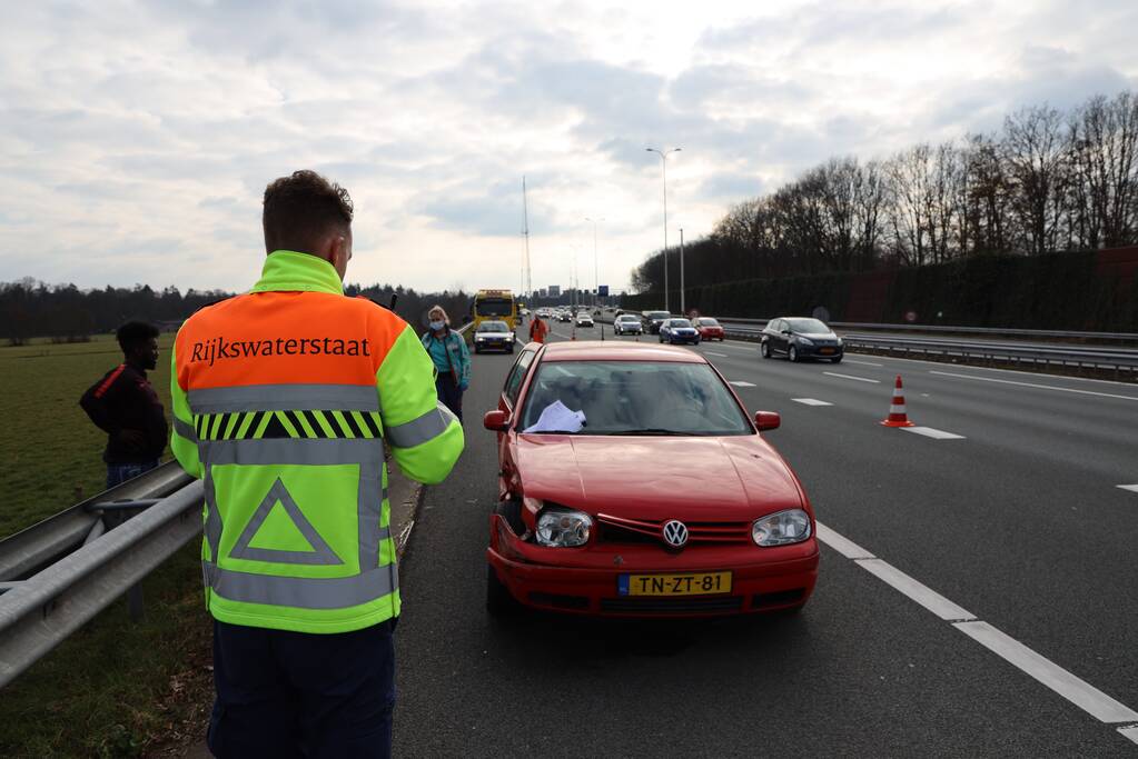 Aanhanger geschaard bij ongeval