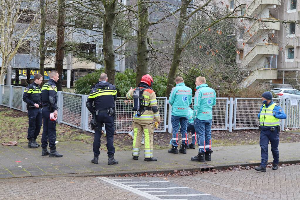 Brand in leegstaand bedrijfspand