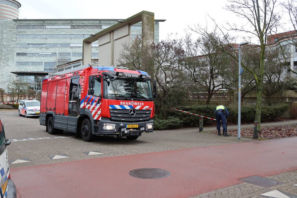 Brand in leegstaand bedrijfspand
