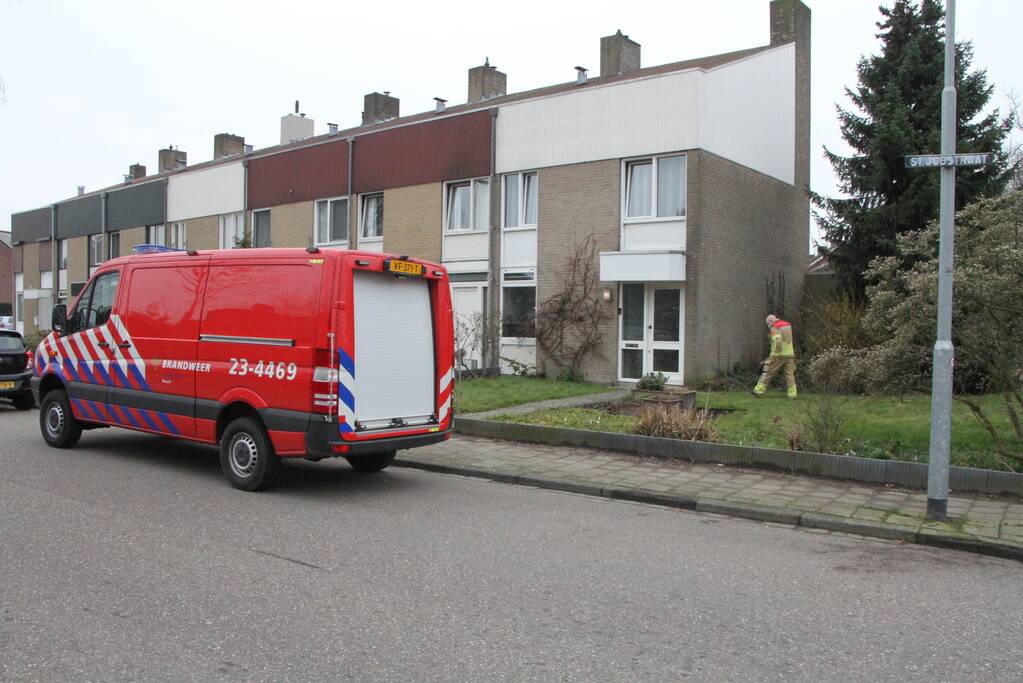 Vreemde lucht waargenomen in de woning