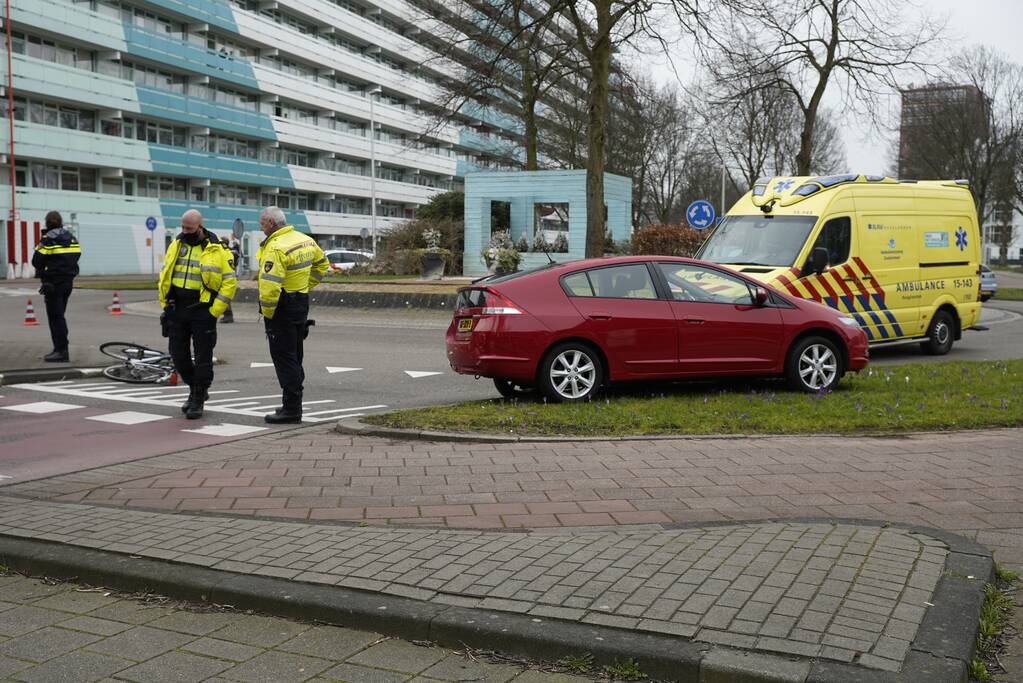 Ernstig ongeval met auto en fietser