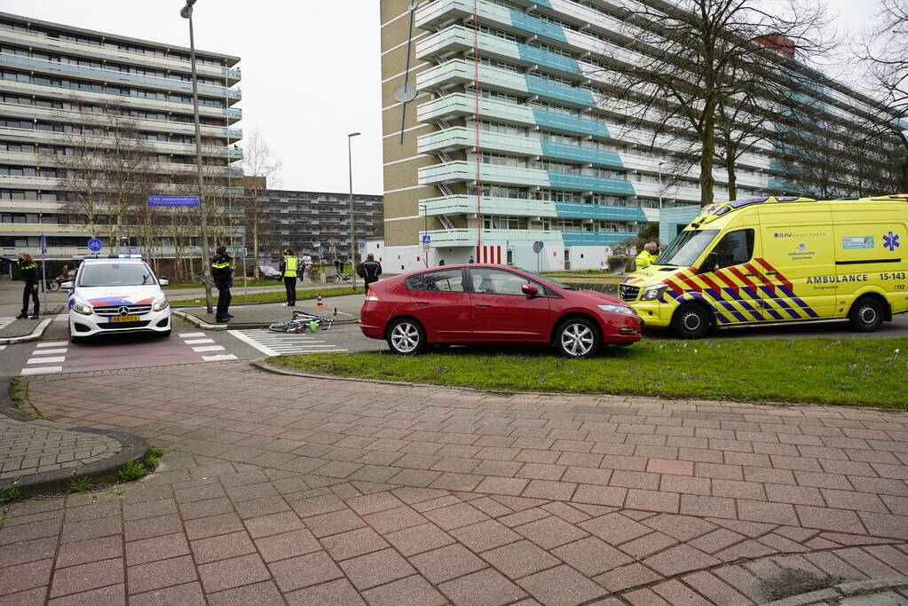 Ernstig ongeval met auto en fietser