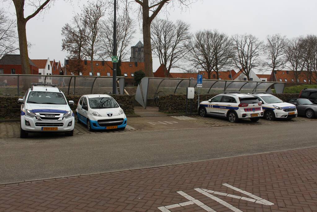 Banden voertuigen handhaving lekgestoken