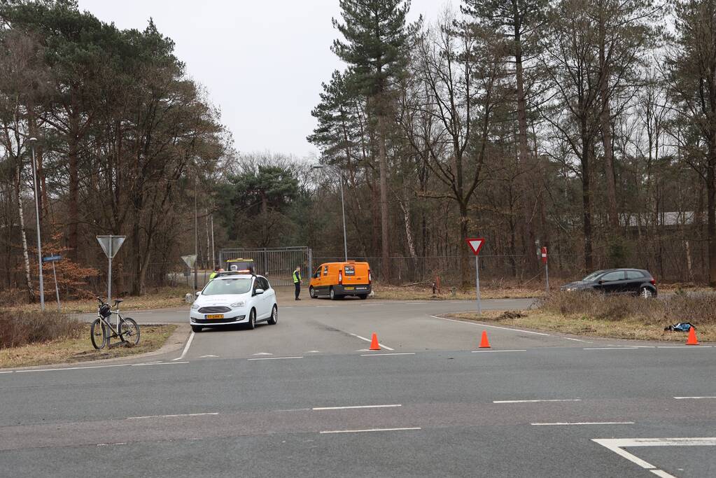 Mountainbiker gewond bij botsing