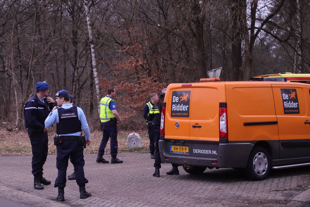 Mountainbiker gewond bij botsing