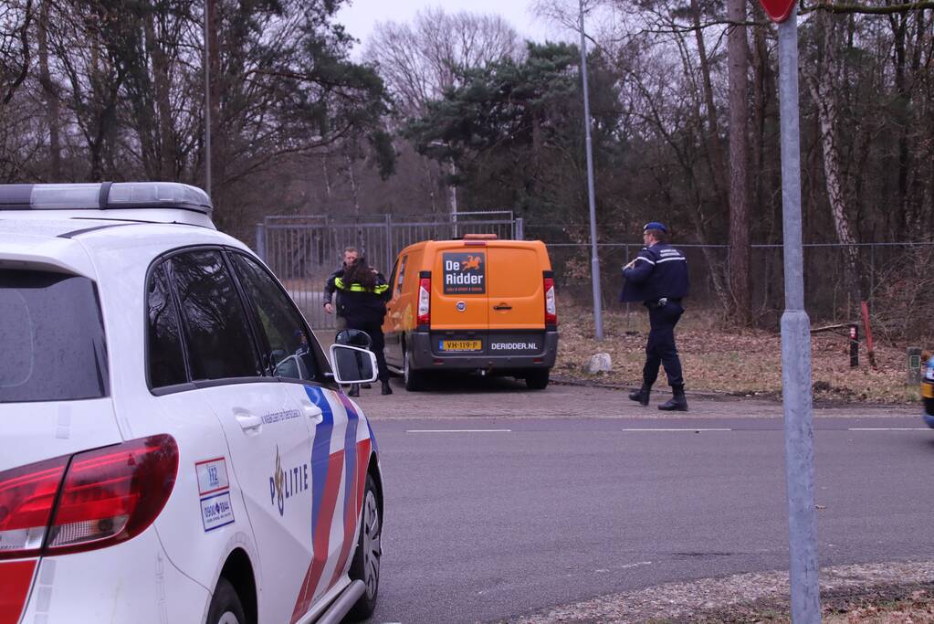 Mountainbiker gewond bij botsing