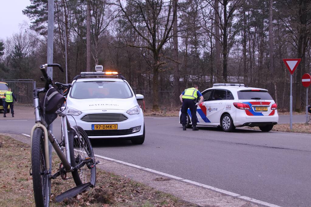 Mountainbiker gewond bij botsing