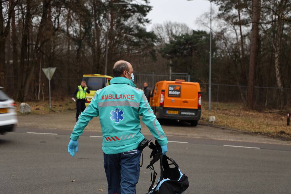 Mountainbiker gewond bij botsing