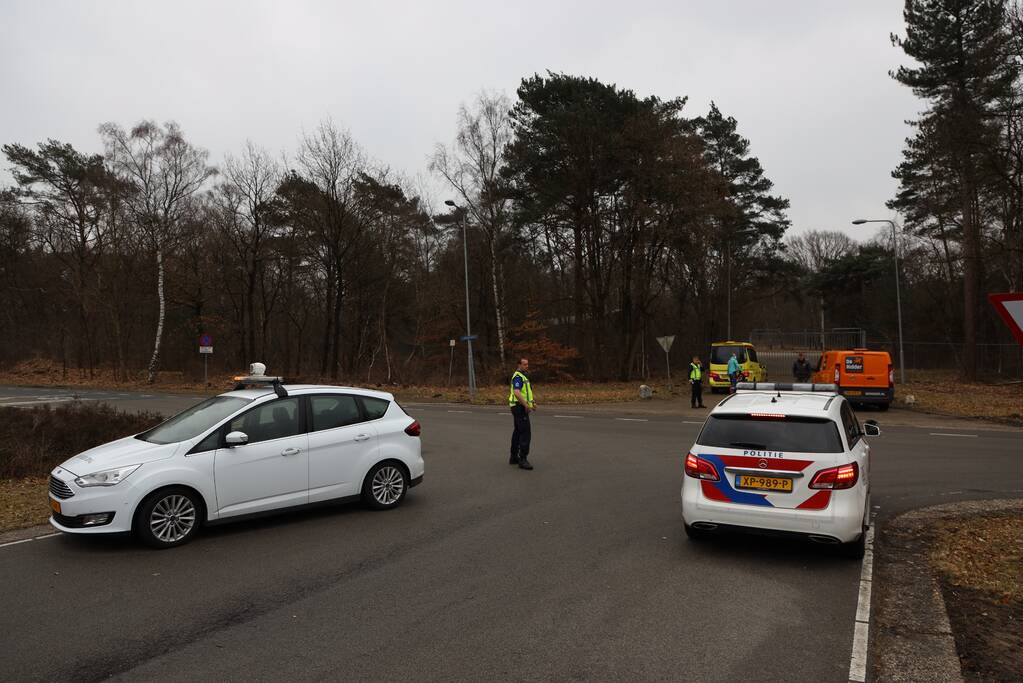 Mountainbiker gewond bij botsing