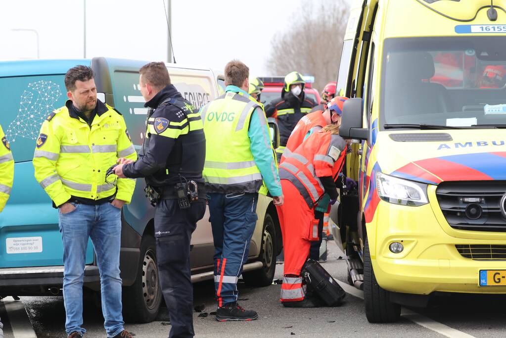Ernstig ongeval op Coenecoopbrug