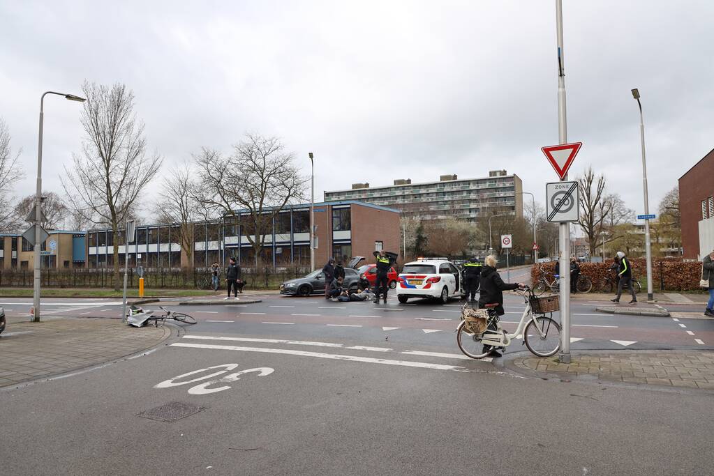 Brommerrijder gewond bij ongeval