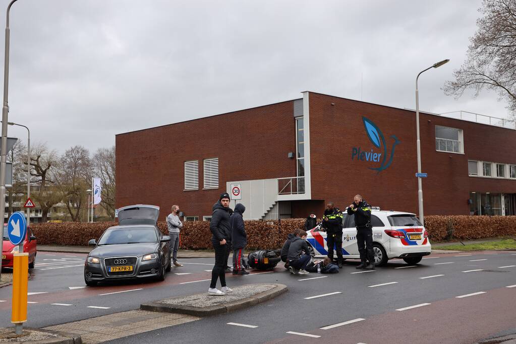 Brommerrijder gewond bij ongeval