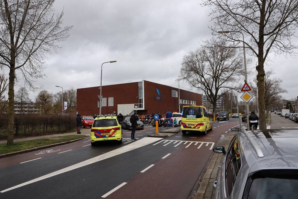 Brommerrijder gewond bij ongeval