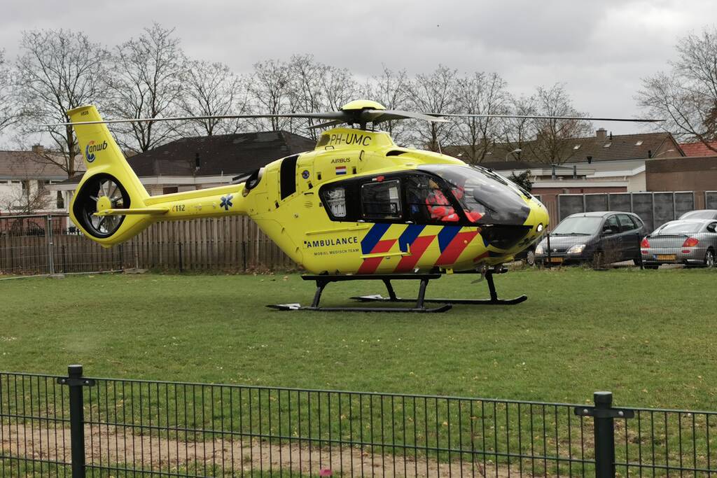 Traumahelikopter landt voor incident bij OBS De Tarthorst