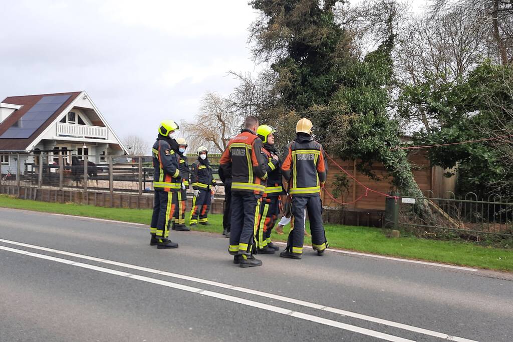 Boom omgewaaid door storm