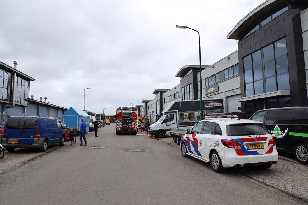 Brand in afzuiginstallatie bij Delhaas Interieurbouw