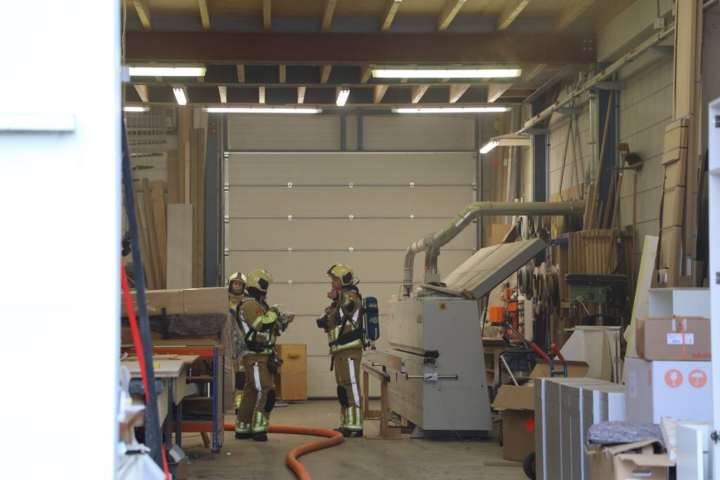 Brand in afzuiginstallatie bij Delhaas Interieurbouw