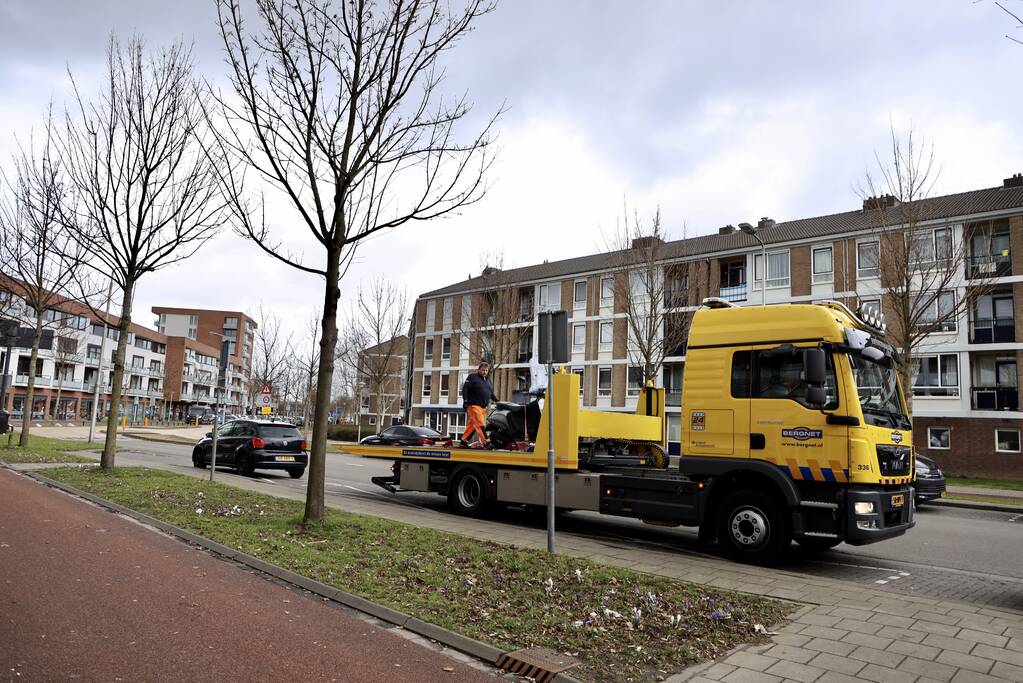 Politie neemt scooter in beslag