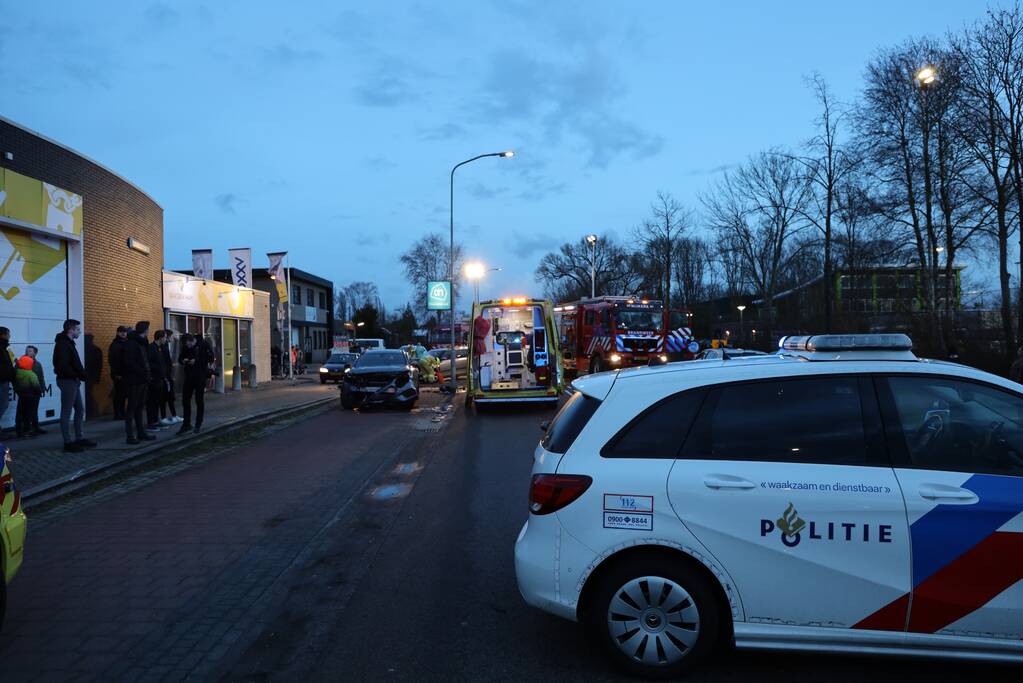 Gewonden bij frontale botsing