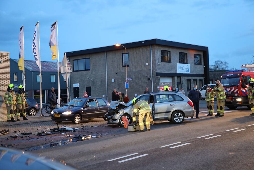 Gewonden bij frontale botsing