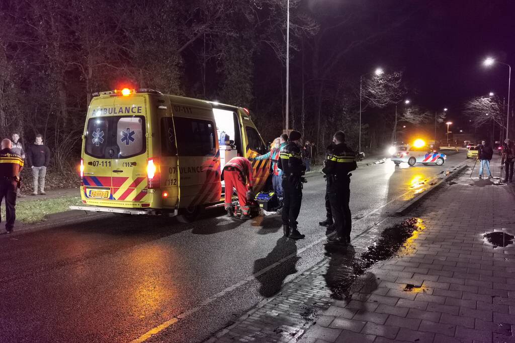 Scooterrijder gewond na eenzijdig ongeval