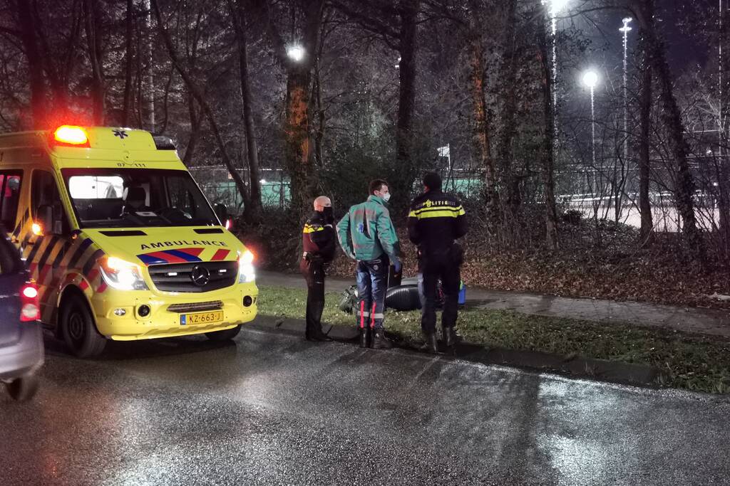 Scooterrijder gewond na eenzijdig ongeval