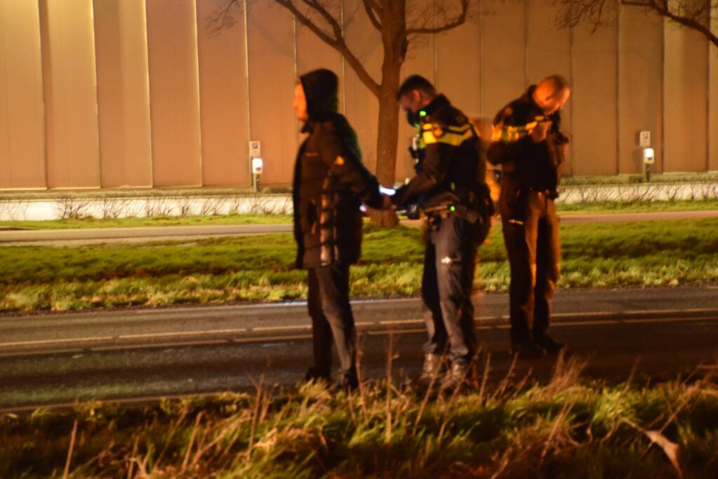 Bestuurder aangehouden na crash tegen boom