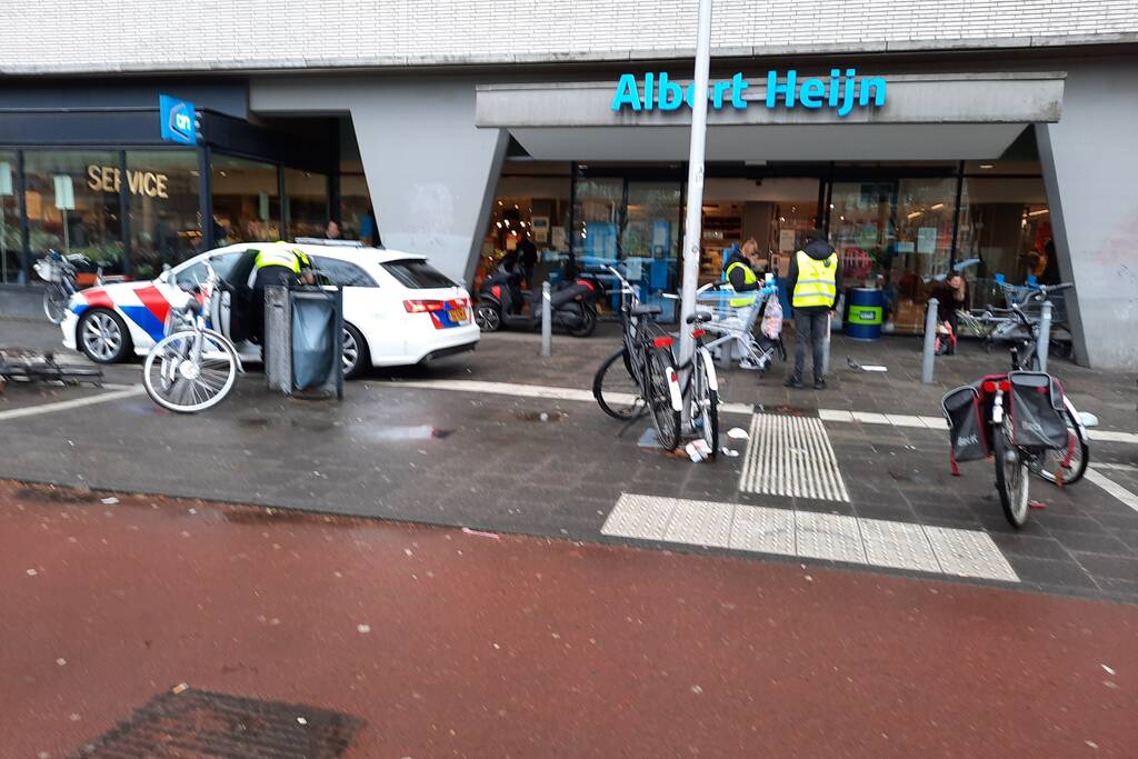 Man aangehouden in Albert Hein