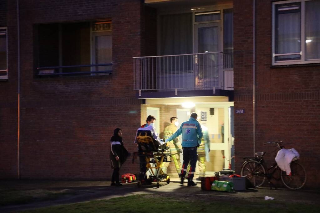 Persoon gewond door koolmonoxide