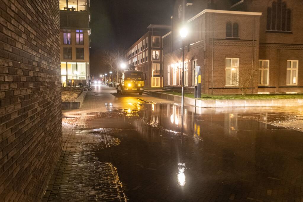 Berger botst tegen brandkraan