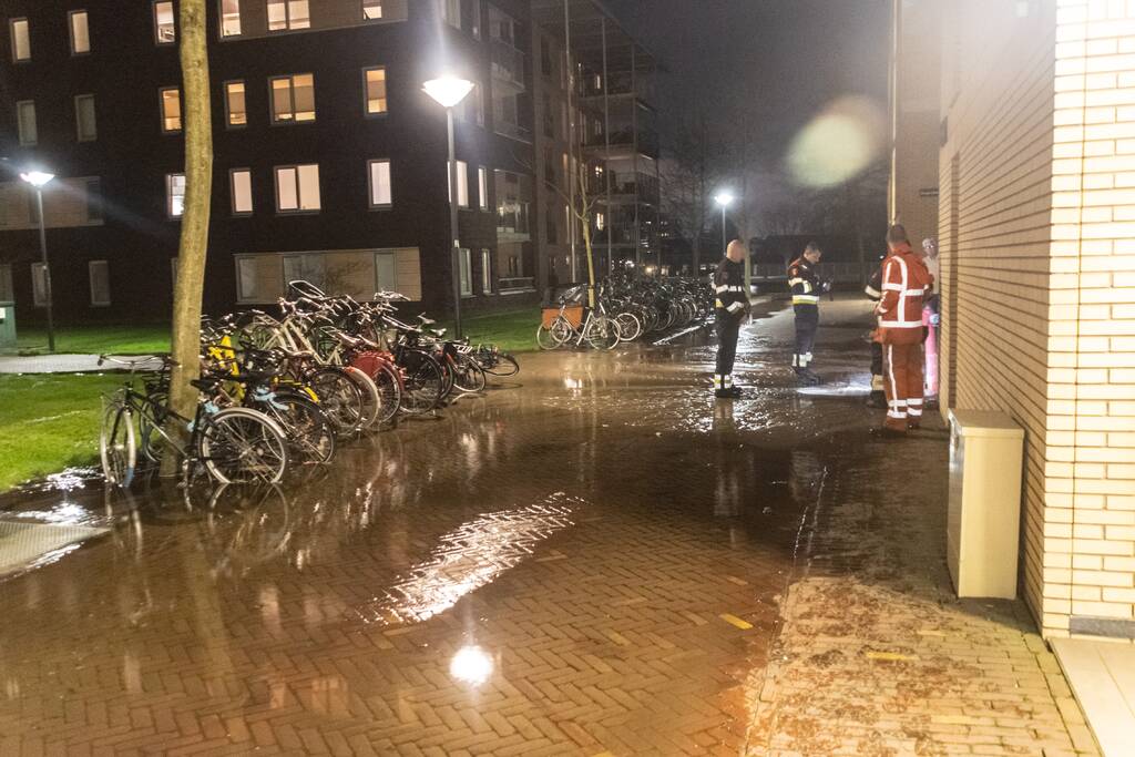 Berger botst tegen brandkraan