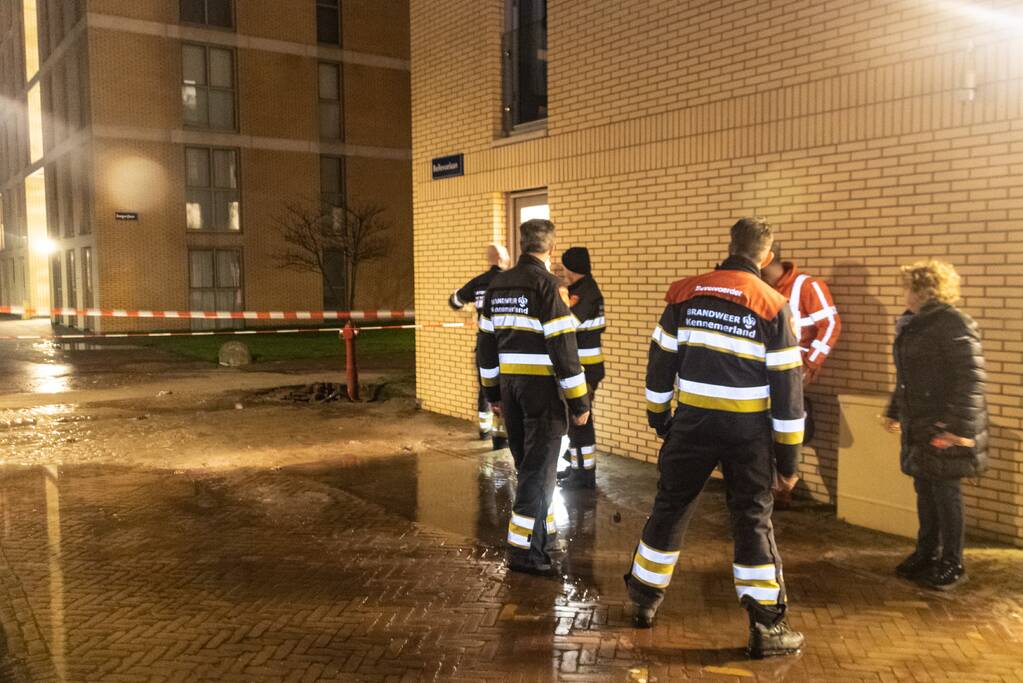 Berger botst tegen brandkraan