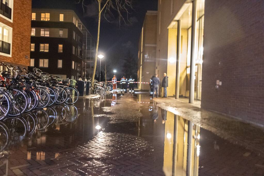 Berger botst tegen brandkraan