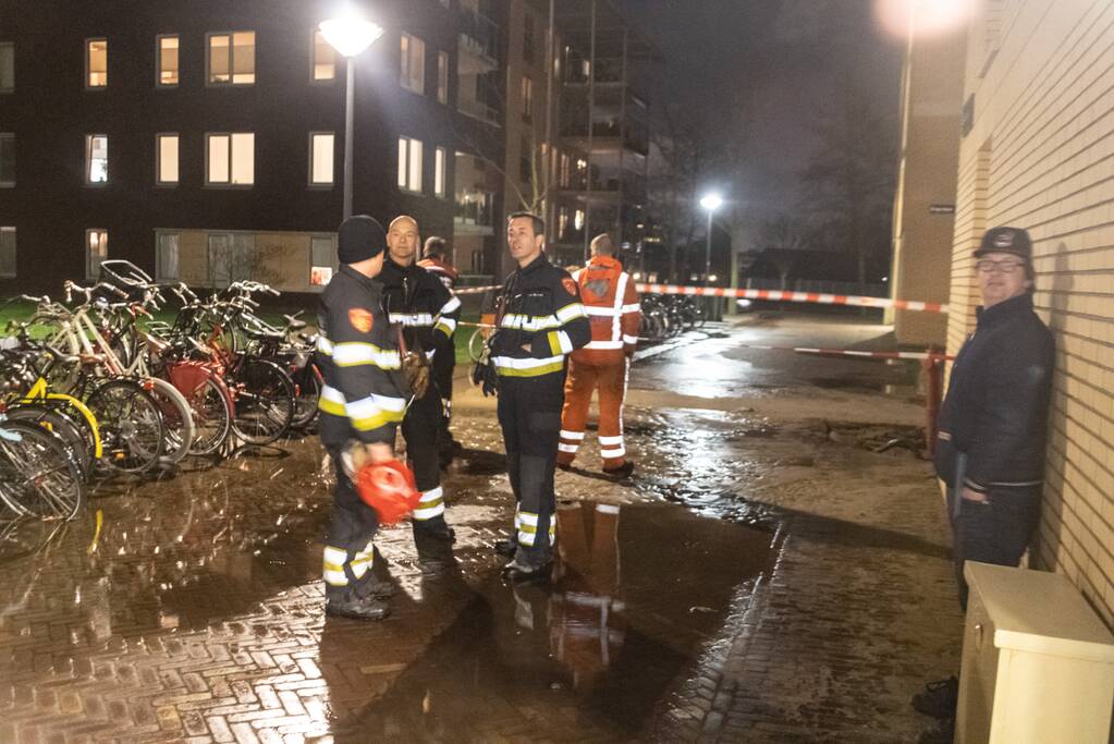 Berger botst tegen brandkraan