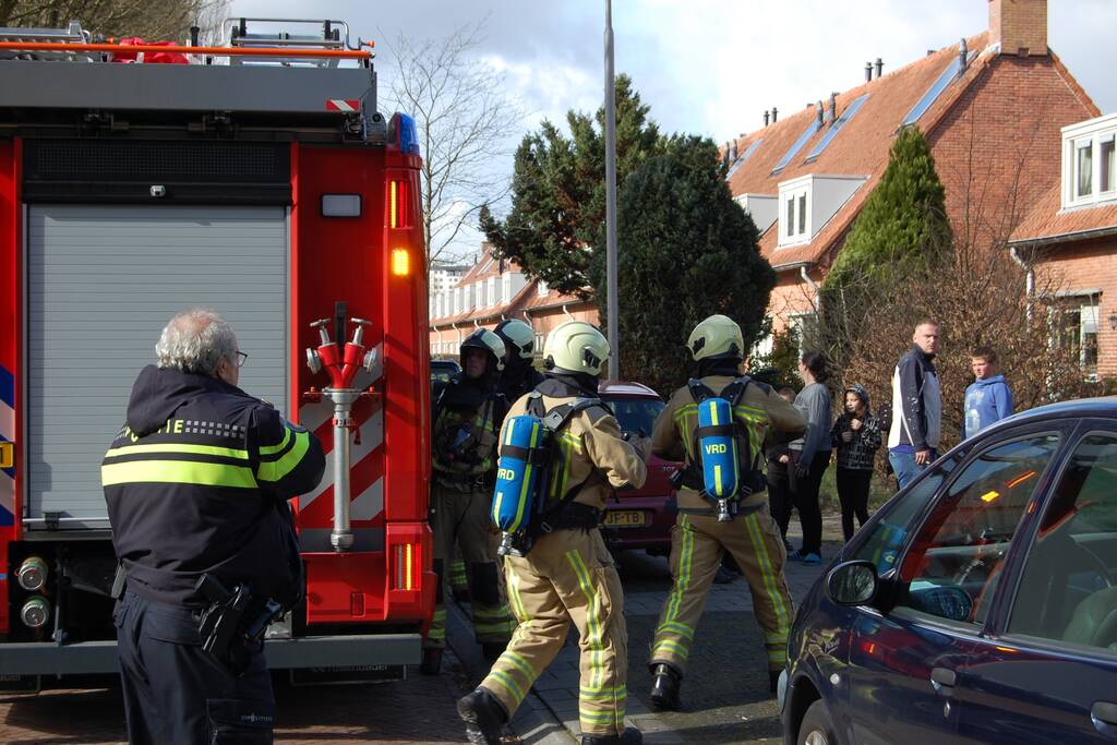 Kortsluiting in lamp veroorzaakt brand