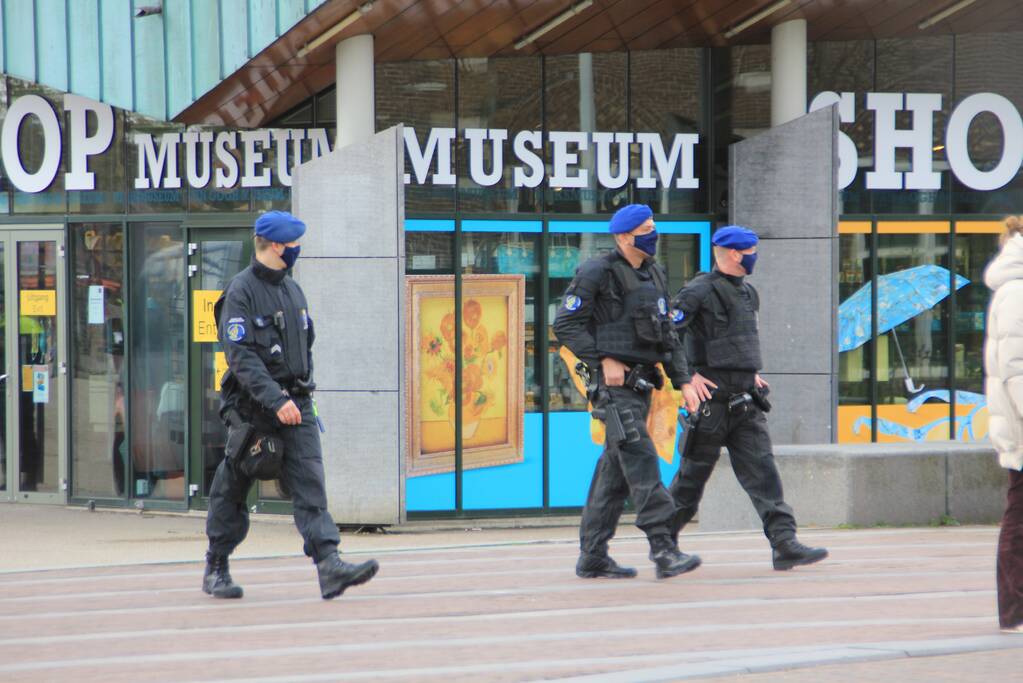 Veel politie op de been voor demonstratie