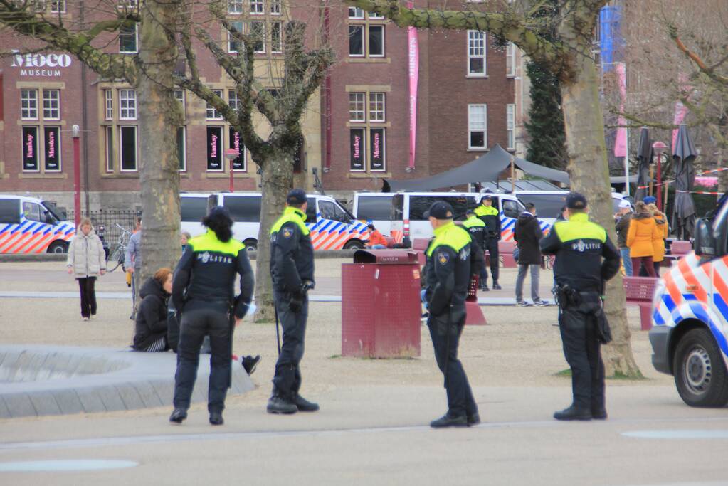 Veel politie op de been voor demonstratie