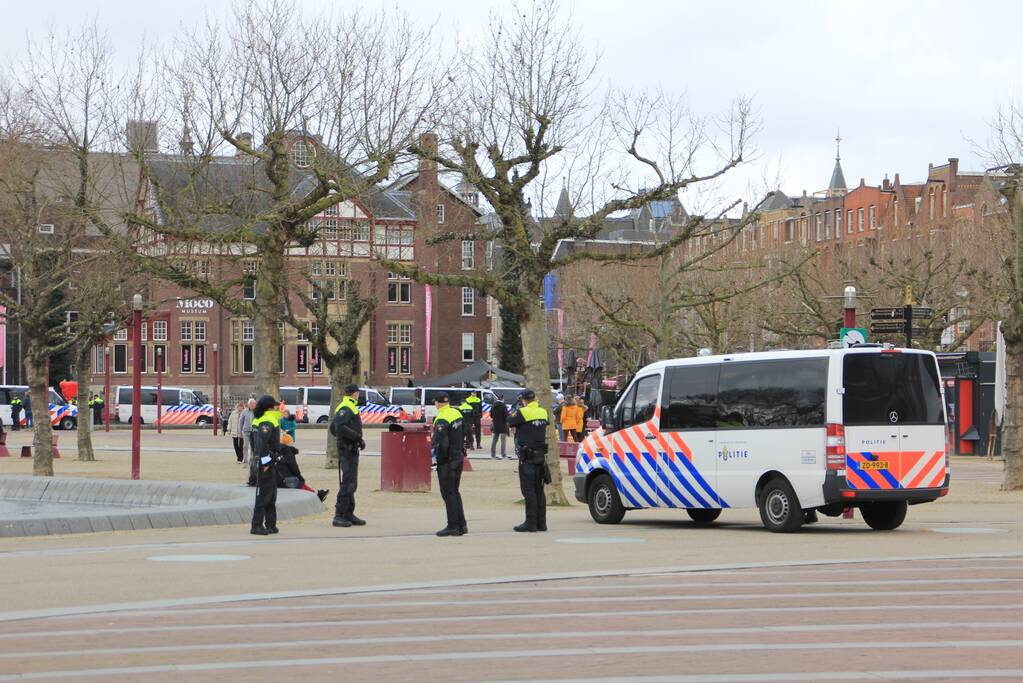 Veel politie op de been voor demonstratie