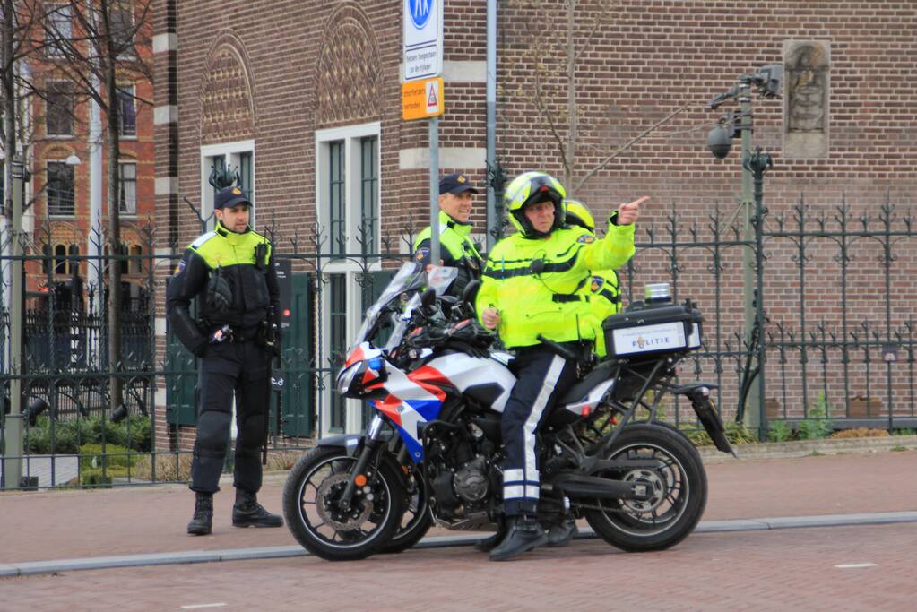 Veel politie op de been voor demonstratie